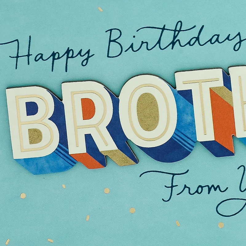 You Mean the World to Me Birthday Card for Brother from Sister for only USD 6.99 | Hallmark