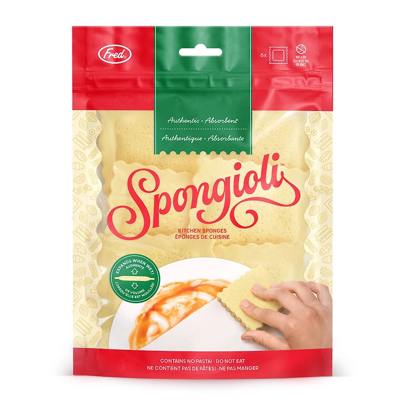 Fred Spongioli Novelty Kitchen Sponges, Set of 6 for only USD 9.99 | Hallmark
