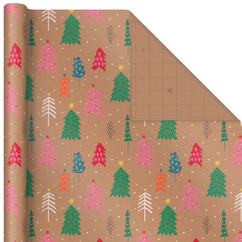 Bright and Bold Kraft 3-Pack Christmas Wrapping Paper, 90 sq. ft. for only USD 16.99 | Hallmark