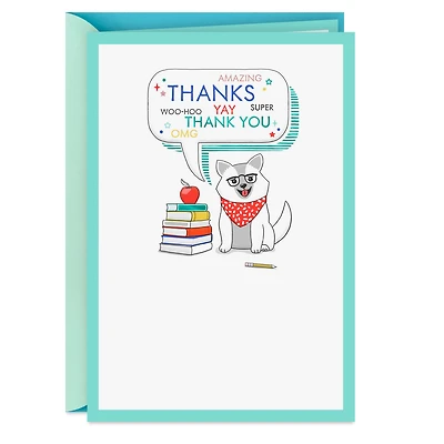 Thanks for All You Do for Our School Thank You Card for only USD 3.99 | Hallmark