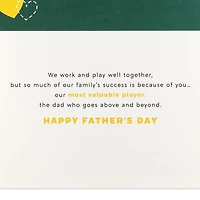 MVP of My Heart Football Romantic Father's Day Card for only USD 8.99 | Hallmark
