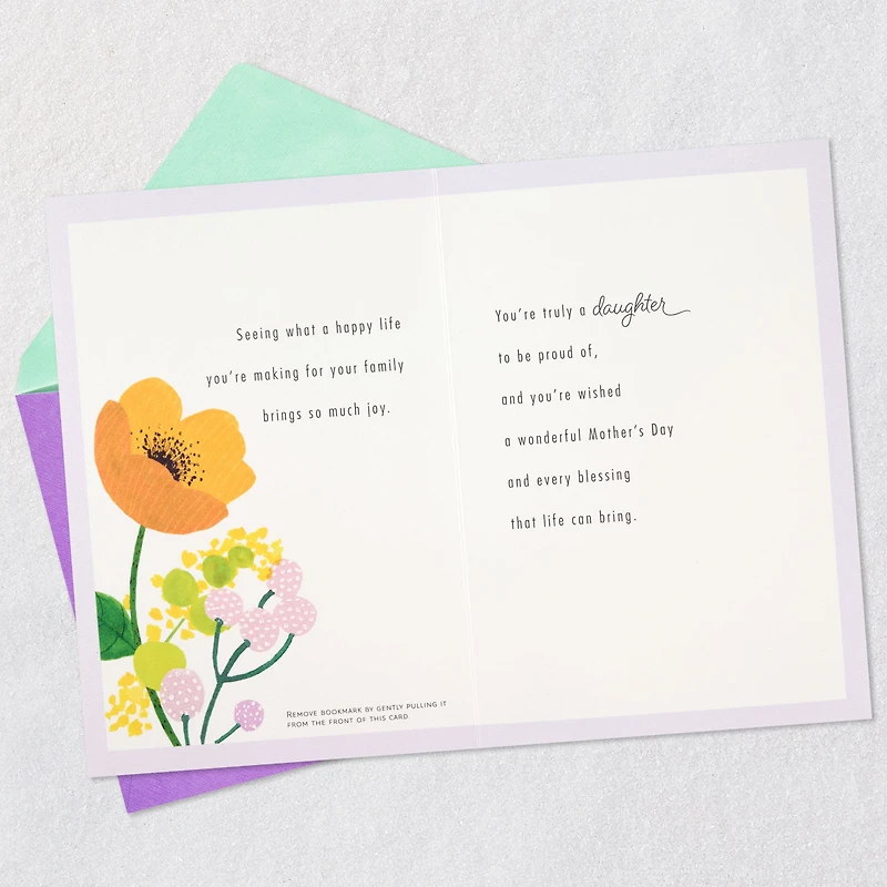 You Bring the Sunshine Mother's Day Card for Daughter With Bookmark for only USD 6.99 | Hallmark