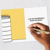 The Bright Side of Turning 50 Funny 50th Birthday Card for only USD 4.49 | Hallmark