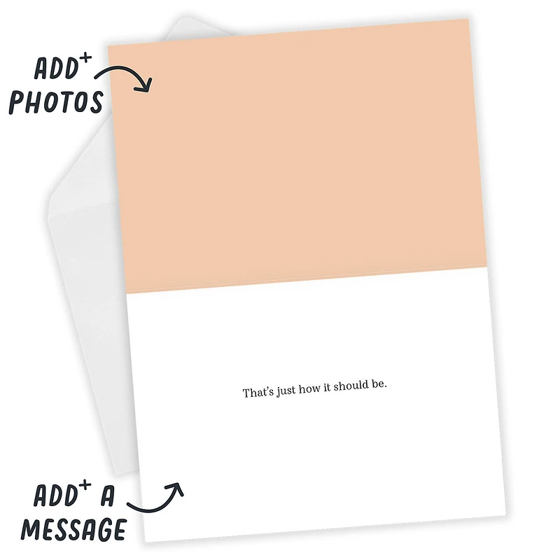 Side By Side Custom Love Card for only USD 4.99 | Hallmark