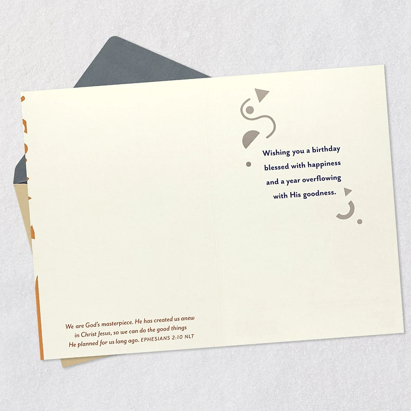 A Birthday Blessed With Happiness Religious Birthday Card for only USD 5.59 | Hallmark