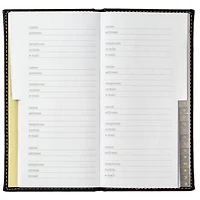 Black Faux Leather Slim Address Book for only USD 9.99 | Hallmark