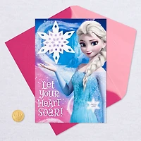 Disney Frozen Elsa Snowflake Musical Birthday Card With Light for only USD 8.99 | Hallmark