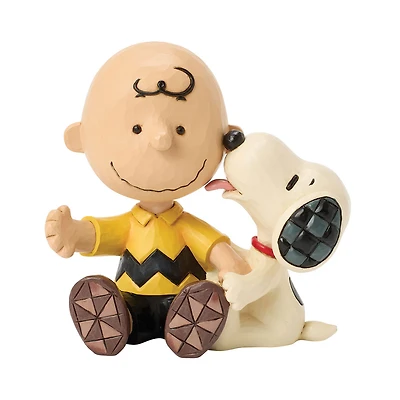 Jim Shore Peanuts Charlie Brown and Snoopy Figurine, 6.25" for only USD 49.99 | Hallmark