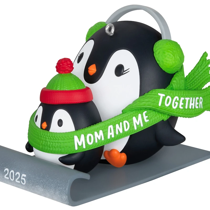 Mom & Me Penguins Sledding 2025 Ornament for only USD 19.99 | Hallmark