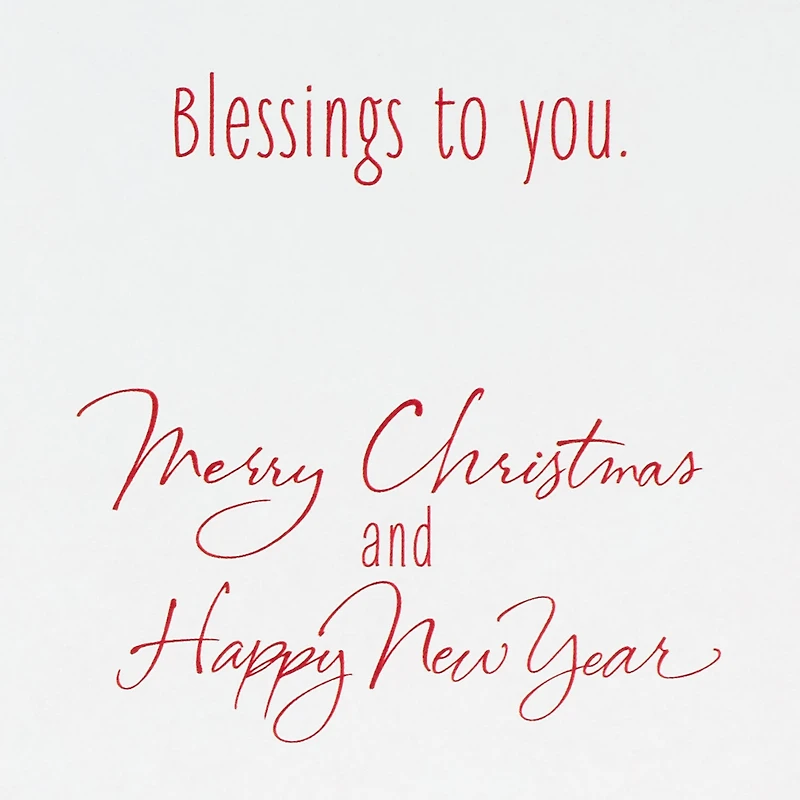 Peace, Joy, Love and Blessings Christmas Card for only USD 2.00 | Hallmark