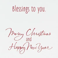 Peace, Joy, Love and Blessings Christmas Card for only USD 2.00 | Hallmark