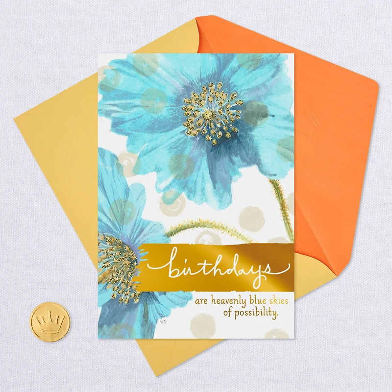 Marjolein Bastin Blue Skies of Possibility Birthday Card for only USD 3.99 | Hallmark