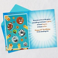 You're An Amazing Kid 6th Birthday Card With Sports Stickers for only USD 4.99 | Hallmark