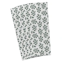 Pine-Scented Botanical Illustrations on White Holiday Tissue Paper, 4 sheets for only USD 2.49 | Hallmark