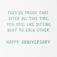 Still Sitting Next to Each Other Funny Anniversary Card for Couple for only USD 4.49 | Hallmark