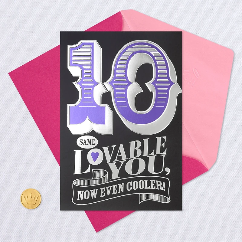 Same Lovable You 10th Birthday Card for only USD 4.59 | Hallmark