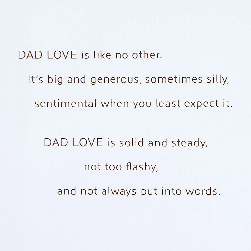 Dad Love Father's Day Card for only USD 7.59 | Hallmark