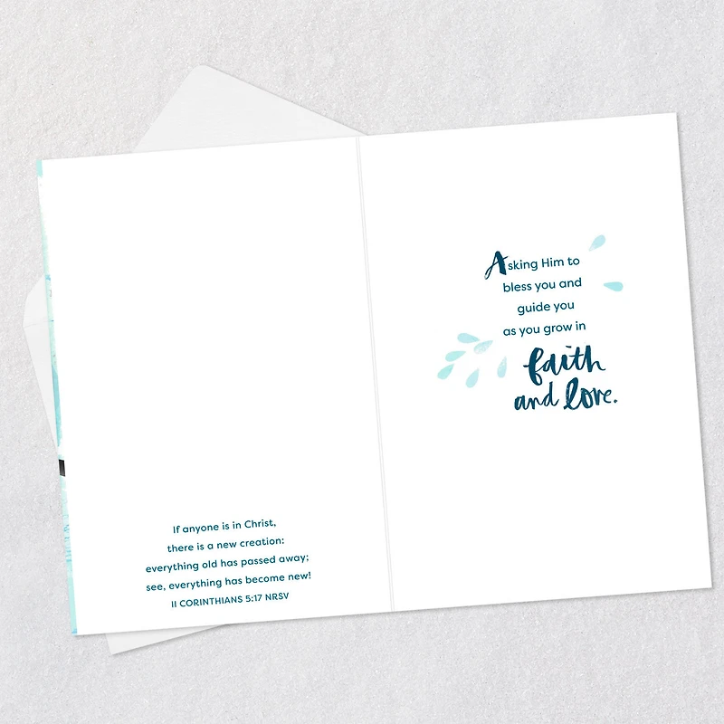 New Beginnings Religious Baptism Card for only USD 3.99 | Hallmark