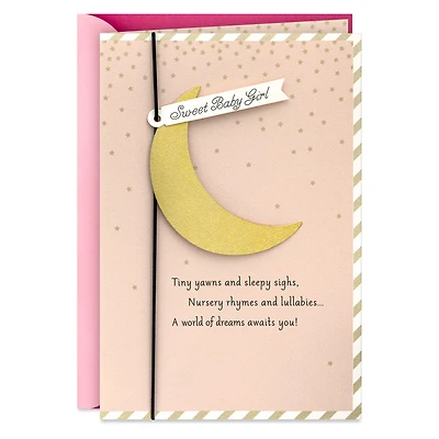 A World of Dreams Awaits You New Baby Girl Card for only USD 6.99 | Hallmark