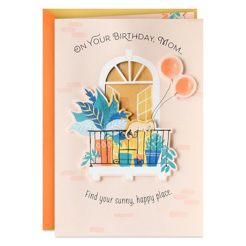 Find Your Sunny, Happy Place Birthday Card for Mom for only USD 6.99 | Hallmark