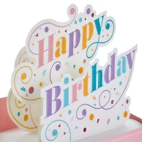 Good Vibes Confetti 3D Pop-Up Birthday Card for only USD 7.99 | Hallmark