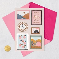 Grateful for All the Things Birthday Card for Sister for only USD 4.99 | Hallmark
