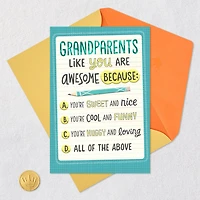 You're Awesome Grandparents Day Card from Kids for only USD 2.99 | Hallmark