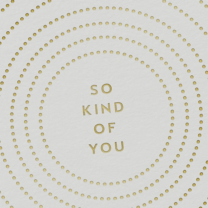Concentric Circles So Kind of You Blank Thank You Notes, Pack of 10 for only USD 10.49 | Hallmark