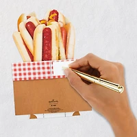 Hope Today Is a Real Wiener Hot Dog Bouquet Funny 3D Pop-Up Card for only USD 7.99 | Hallmark