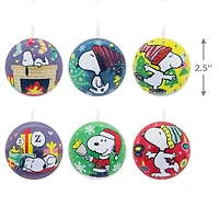 Peanuts® Tin Ball Hallmark Ornaments, Set of 12 for only USD 31.49 | Hallmark