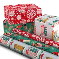 Cozy Traditions 3-Pack Christmas Wrapping Paper for only USD 16.99 | Hallmark