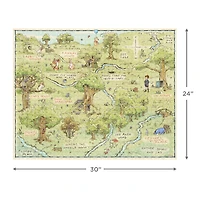 Disney Winnie the Pooh Hundred Acre Wood Map 1000-Piece Puzzle for only USD 24.99 | Hallmark