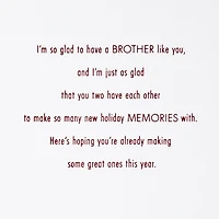 So Glad You Have Each Other Christmas Card for Brother and the One He Loves for only USD 5.99 | Hallmark
