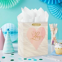 9.6" Love Lettering on Pink Medium Gift Bag for only USD 3.99 | Hallmark
