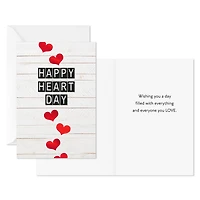 Letter Tiles on Wood Plank Valentine's Day Cards, Pack of 6 for only USD 6.99 | Hallmark