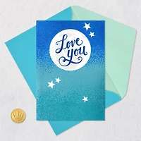 Love You Moon and Stars Love Card for only USD 5.99 | Hallmark