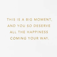 ArtLifting This Is a Big Moment Congratulations Card for only USD 3.99 | Hallmark