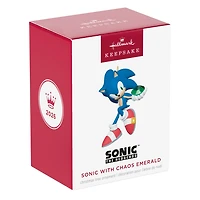 Sonic the Hedgehog™ Sonic With Chaos Emerald Ornament for only USD 23.99 | Hallmark