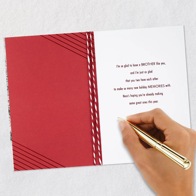 So Glad You Have Each Other Christmas Card for Brother and the One He Loves for only USD 5.99 | Hallmark