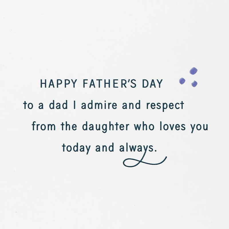 I'll Always Look Up to You Father's Day Card for Dad From Daughter for only USD 4.99 | Hallmark