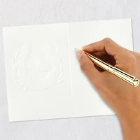 Hallmark x Opry® Horseshoe With Banner Blank Christmas Card for only USD 4.99 | Hallmark