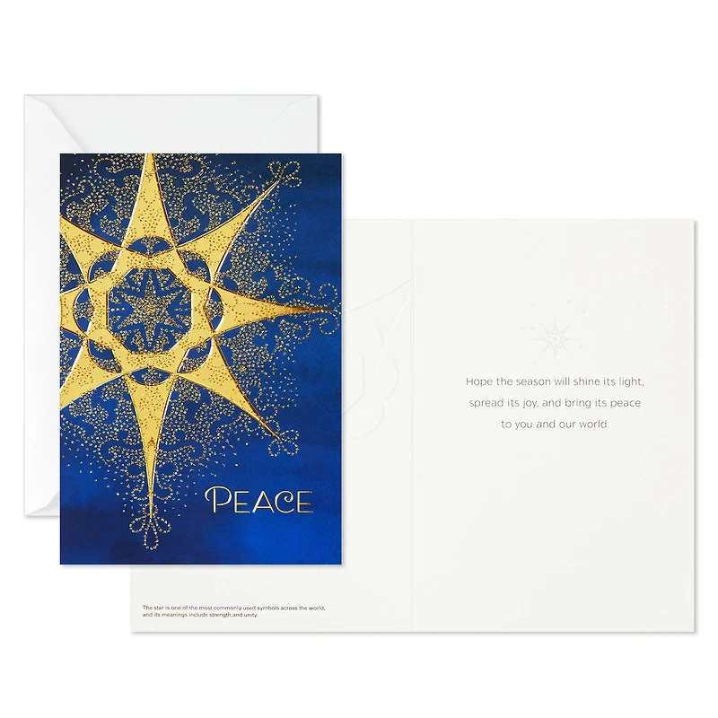 UNICEF Peace Star Boxed Christmas Cards, Pack of 20 for only USD 20.50 | Hallmark
