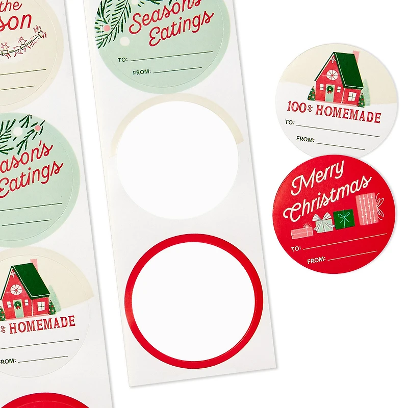 Made With Love Christmas Gift Tag Stickers, Roll of 27 for only USD 4.99 | Hallmark