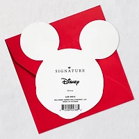 Disney Mickey Mouse Die-Cut Smiling Face Blank Card for only USD 9.59 | Hallmark