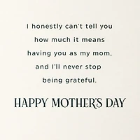 Lacey Chabert Collection So Grateful for You Mother's Day Card for Mom for only USD 5.99 | Hallmark