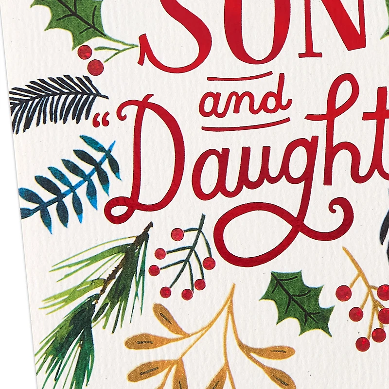 A Time for Counting Blessings Christmas Card for Son and Daughter-in-Law for only USD 5.59 | Hallmark