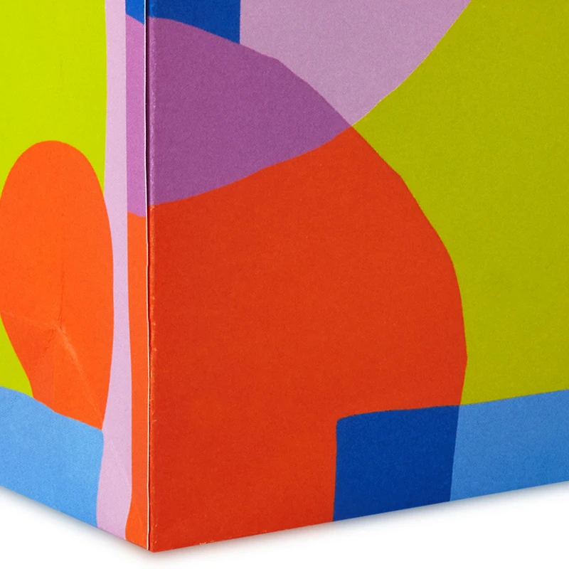 4" Abstract Neon Shapes Mini Treat Bags With Handles, Pack of 4 for only USD 4.99 | Hallmark