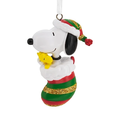 Peanuts® Snoopy and Woodstock in Stocking Hallmark Ornament for only USD 11.49 | Hallmark