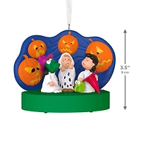 The Peanuts® Gang 60th Anniversary Spooked Trick-or-Treaters Ornament With Light and Sound for only USD 35.99 | Hallmark