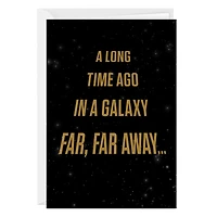 Star Wars™ A Long Time Ago Funny Custom Birthday Card for only USD 4.99 | Hallmark